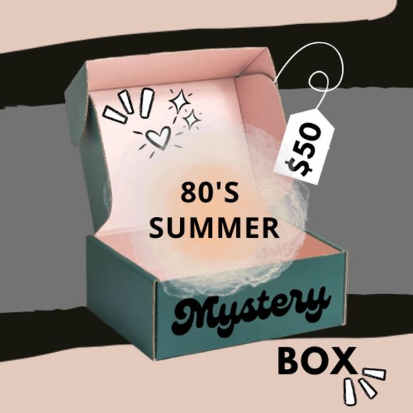 80's Summer Themed Mystery Box size SMALL **5lb of clothing** - Picture 1 of 1